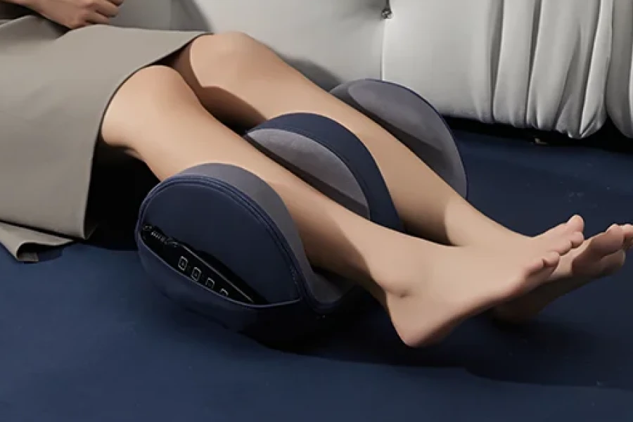 Foot and leg massage machine