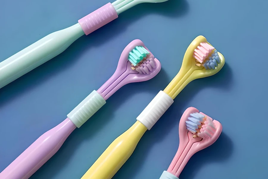 Soft toothbrush for receding gums