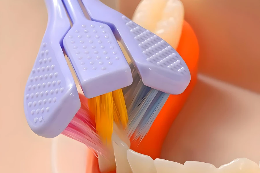 Micro bristle toothbrush for deep cleaning