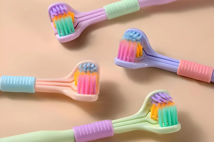 Soft toothbrush for receding gums